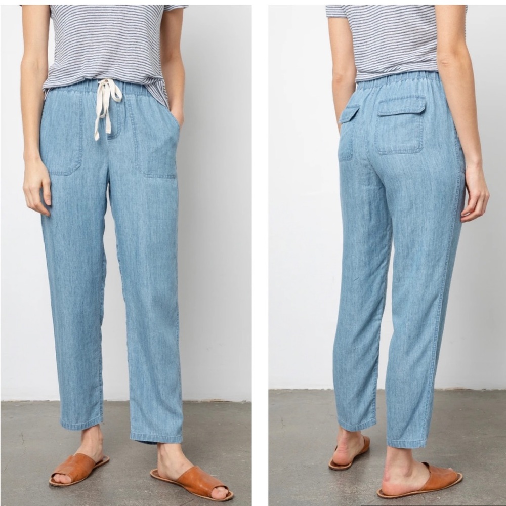Rails Graham Medium Vintage Chambray Jogger Pant S